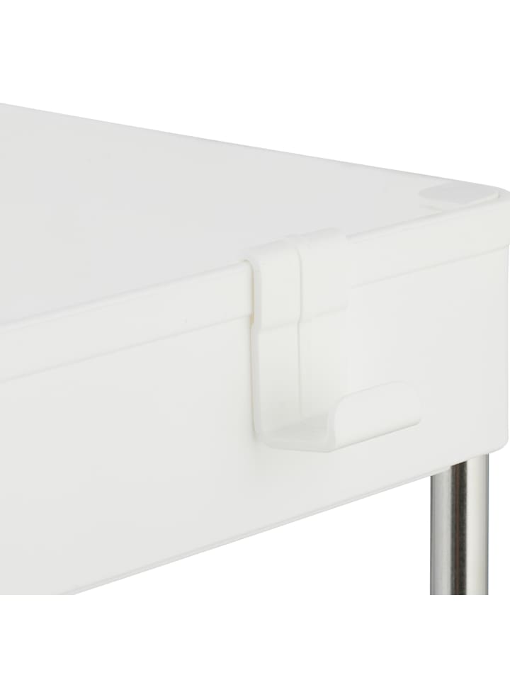 relaxdays 2 x Unter Waschbecken Regal in Weiß - (B)40 x (H)32 x (T)22 cm günstig kaufen onesize
