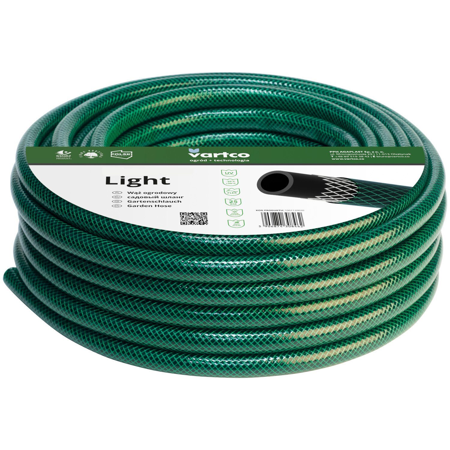 Vartco Gartenschlauch Light, Größe 3/4