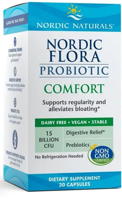 Nordic Naturals Nordic Flora Probiotic Comfort 15 milijardi CFU, dodatak prehrani sa živim bakterijskim kulturama, kapsule