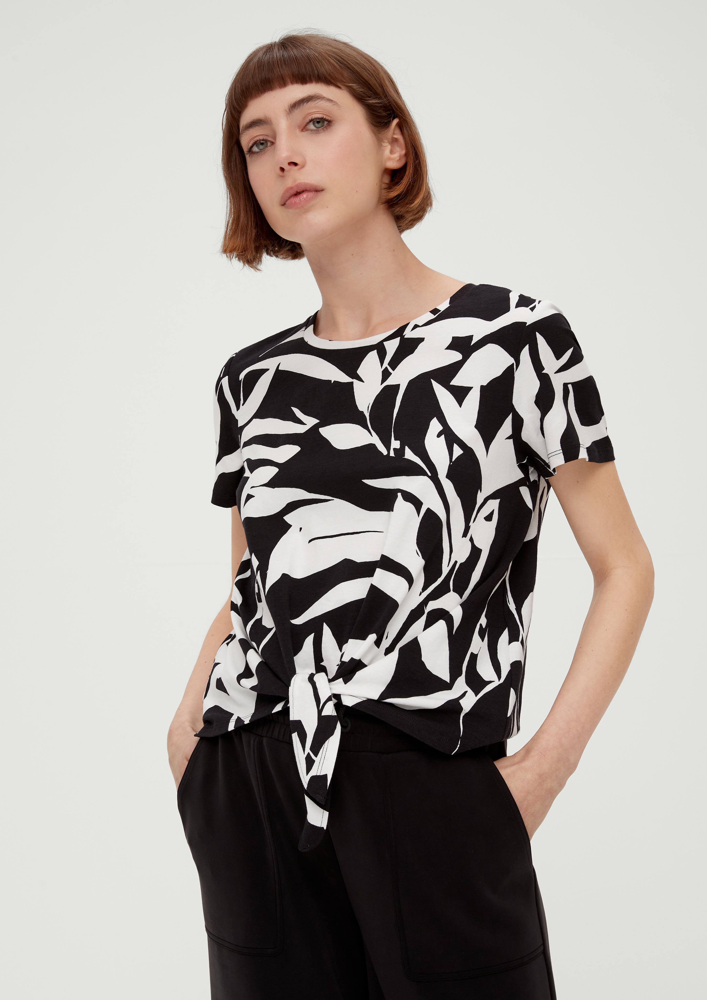 T-Shirt aus Baumwollstretch  2131944-99A3