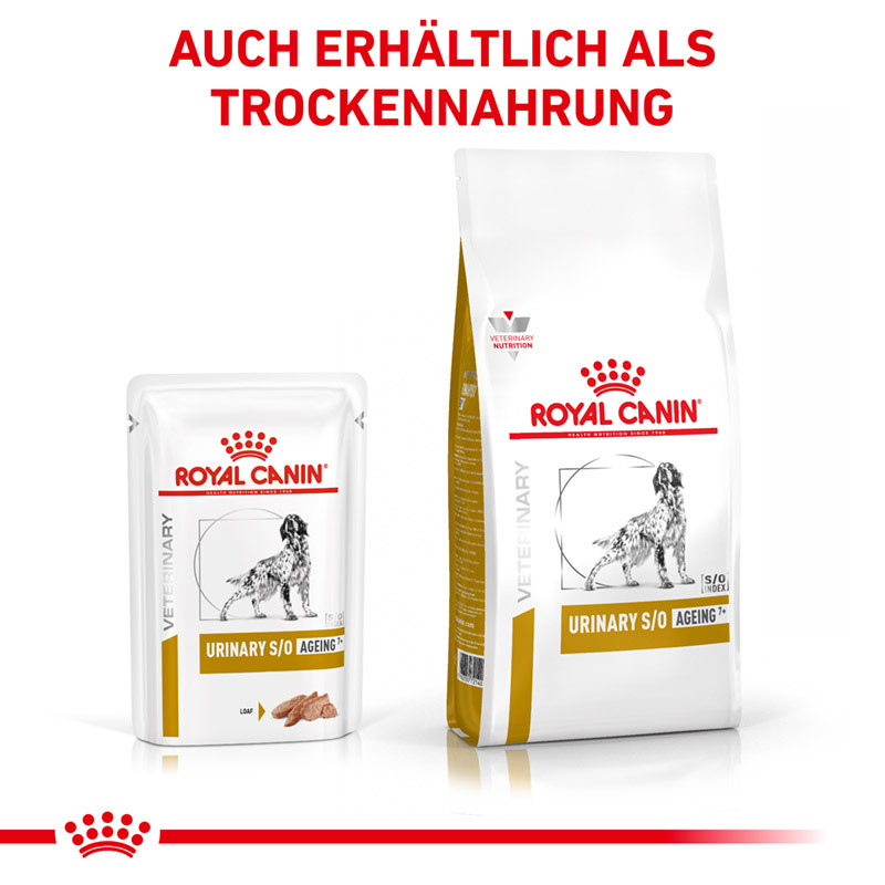 ROYAL CANIN Hundenassfutter ROYAL CANIN Veterinary Urinary S/O Ageing 7+ 12x85g