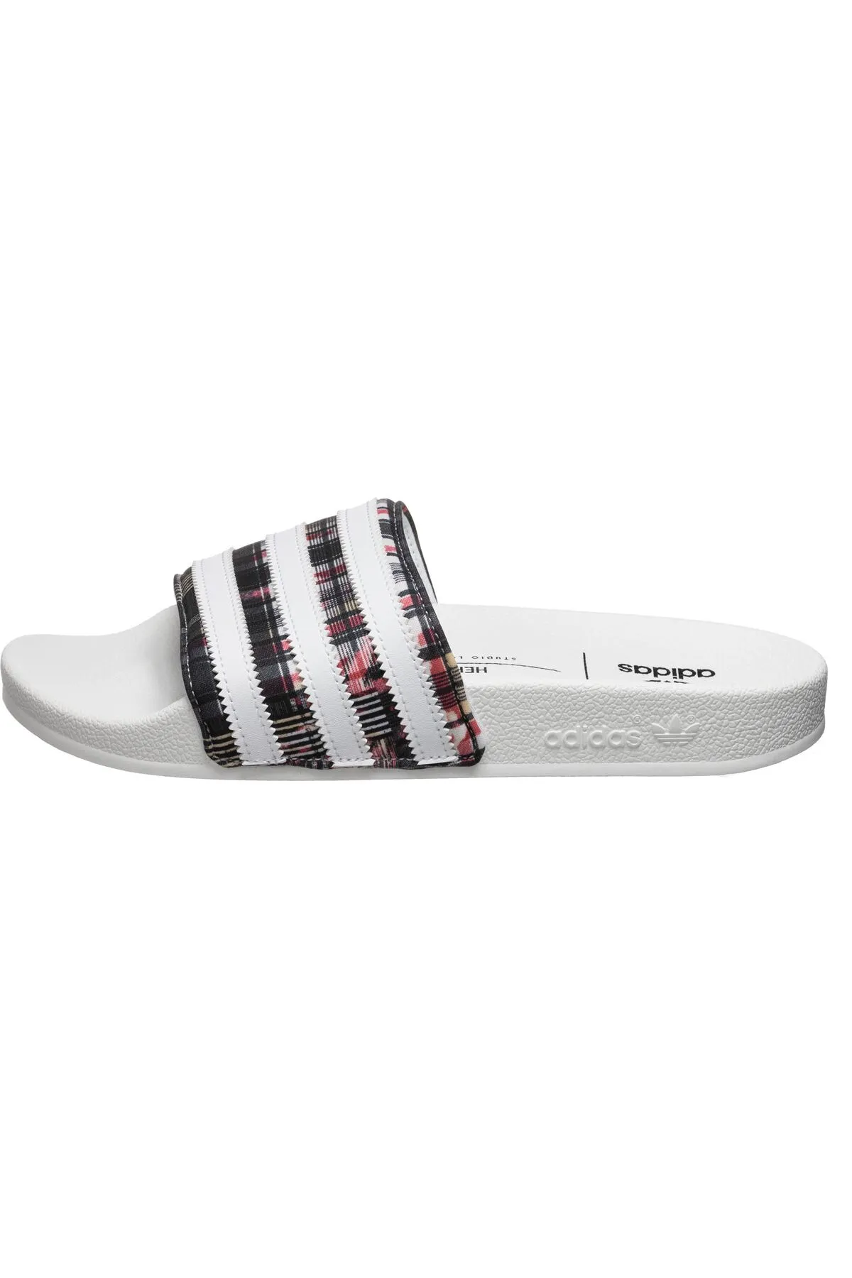 adidas  Pantolette - Weiß - Flacher Absatz