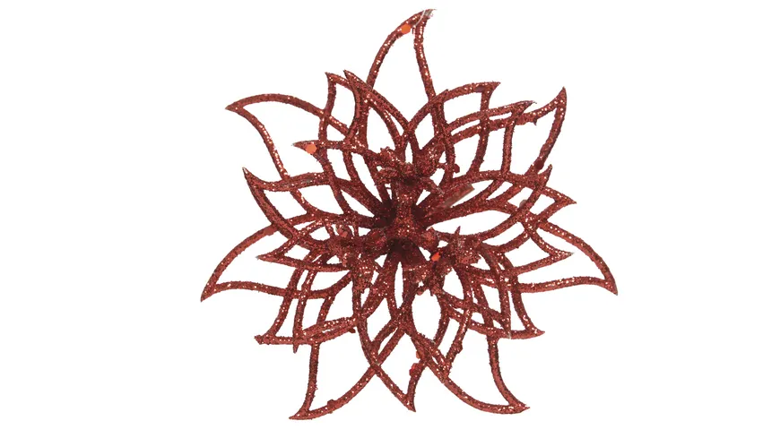Blume Plastik rot