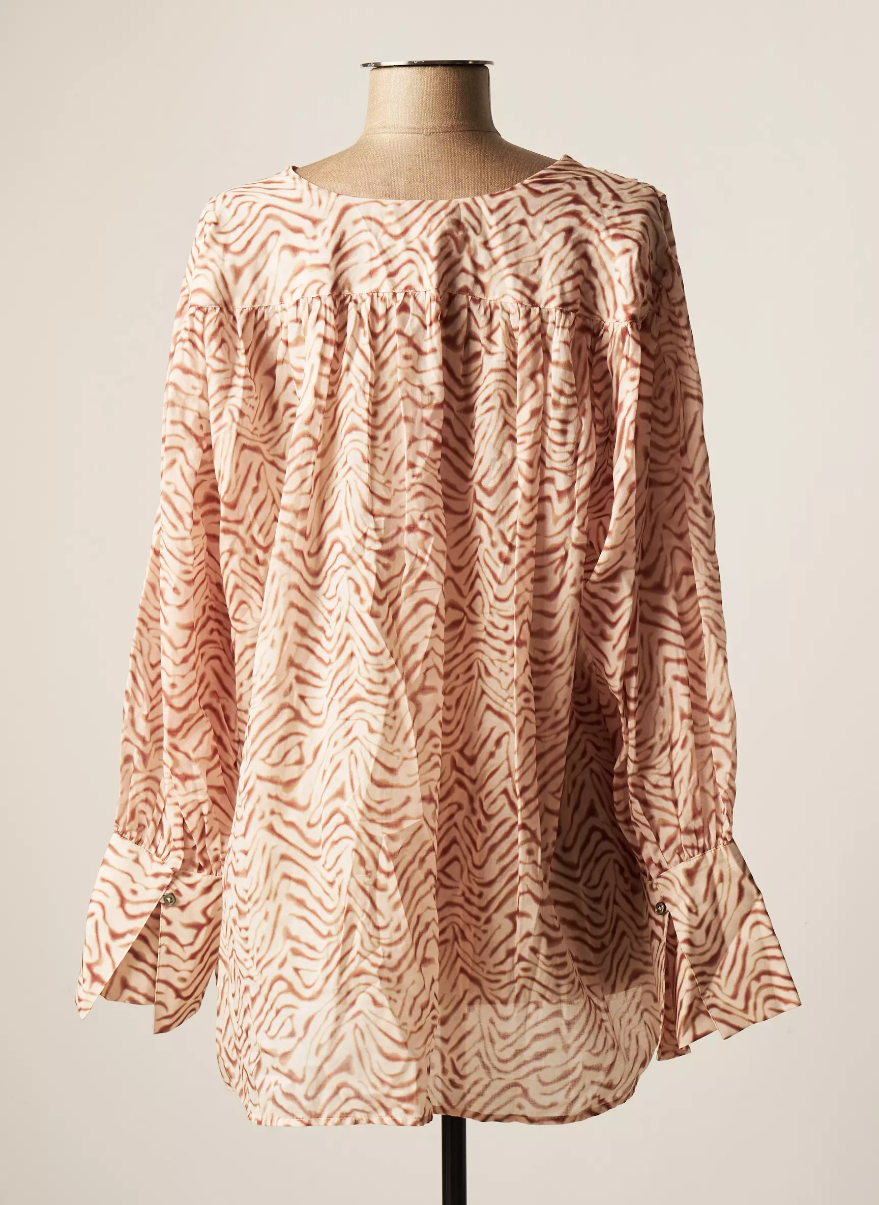 Hana San Chemisiers Femme couleur marron