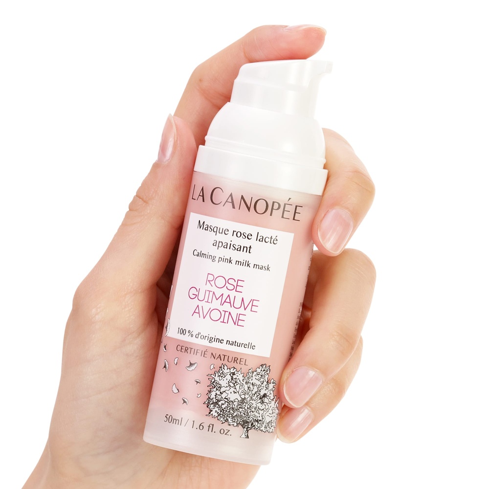 la canopée Masque rose lacté apaisant Masque visage