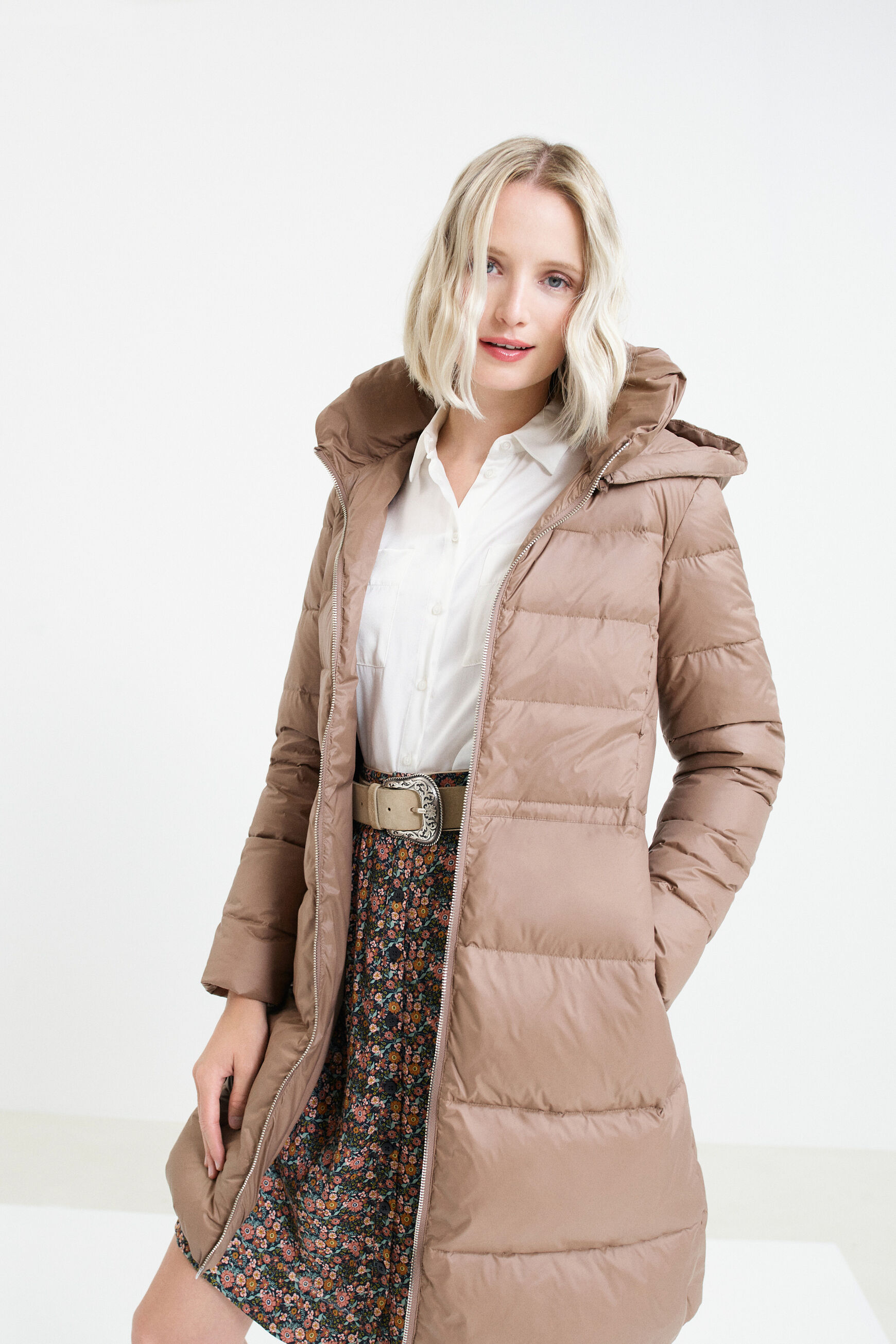 manteau ariana marron femme