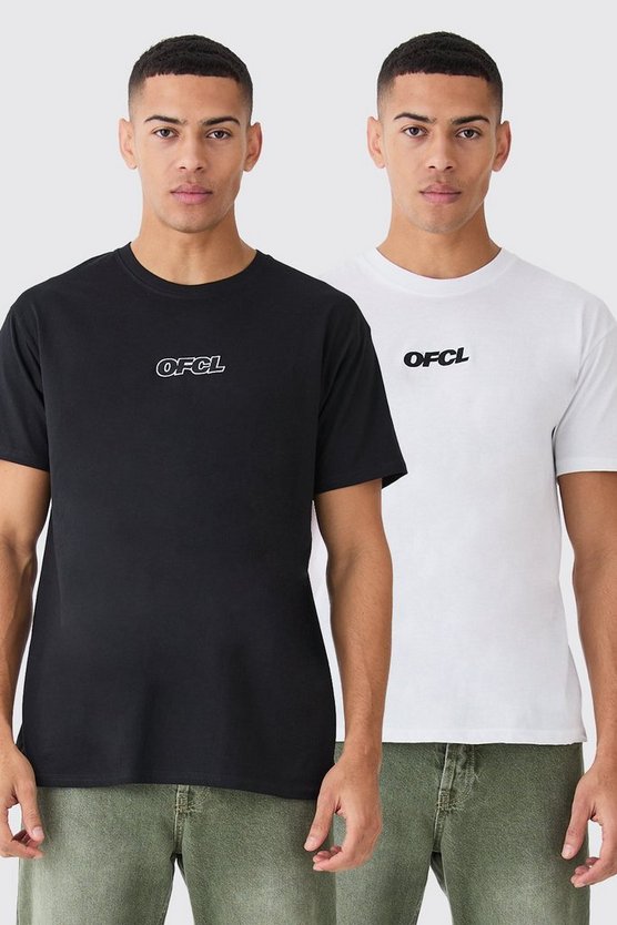 2er-Pack Man Ofcl Oversize T-Shirts