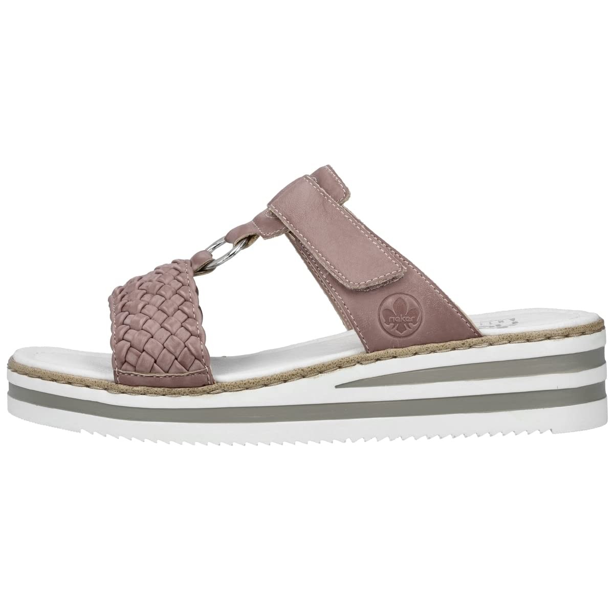 RIEKER Klassische Sandalen silber