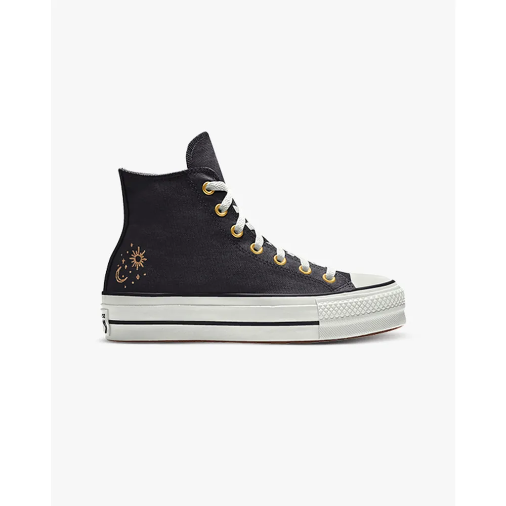 Converse Custom Chuck Taylor All Star Lift Platform Embroidery By You A03766CHO23_BLACK_DAYNIGHT_G / schwarz