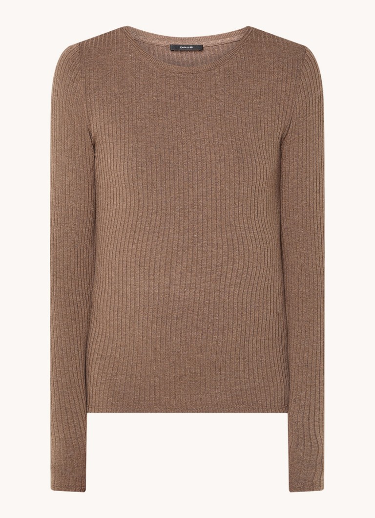OPUS Sulikko ribbed stretch long sleeve