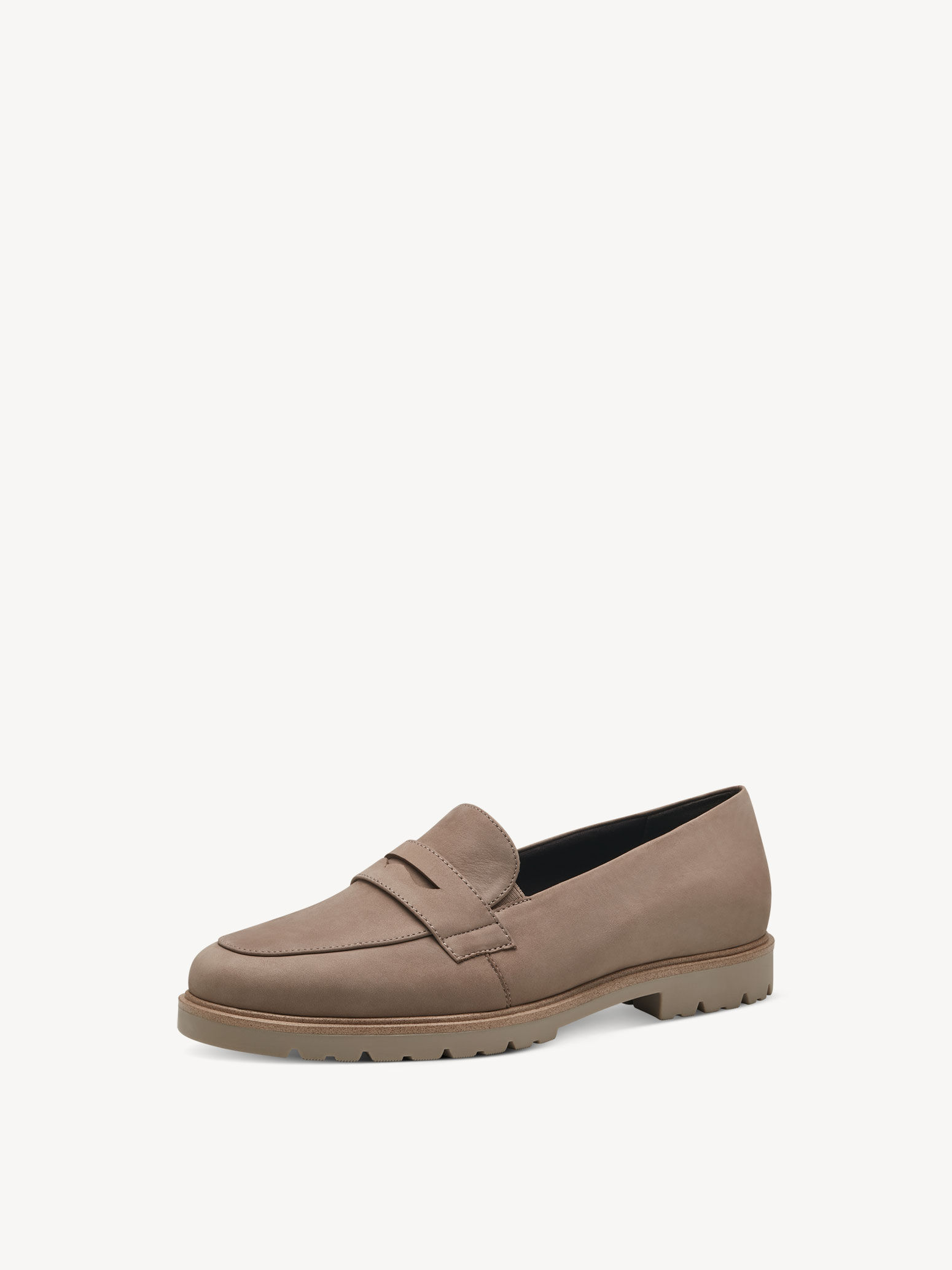 Slipper en cuir - beige