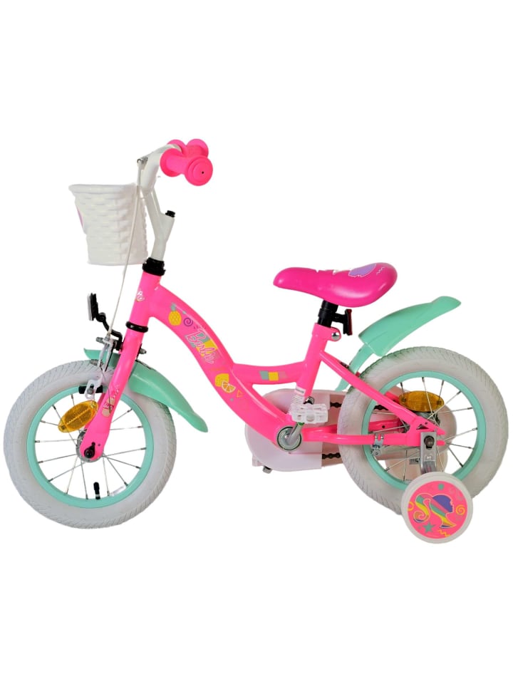 Volare Kinderfahrrad Barbie Fahrrad in Rosa für Mädchen 12 Zoll Kinderrad 3 Jahre günstig kaufen onesize