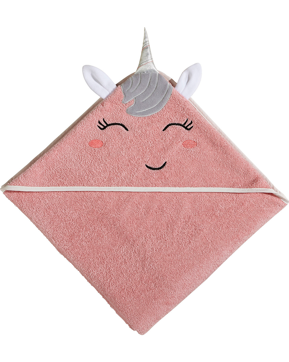 Kinder-Kapuzenbadetuch Frottier Einhorn