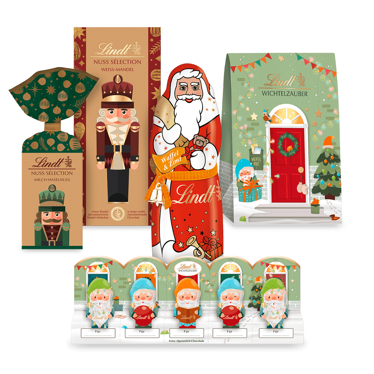 Lindt "Neuheiten" Weihnachtsset, 590g