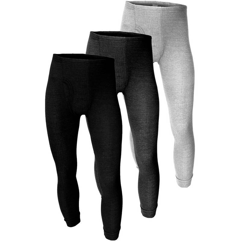 Black Snake 3 Pack Thermo Hosen Cushy Funktionsunterhose Herren
