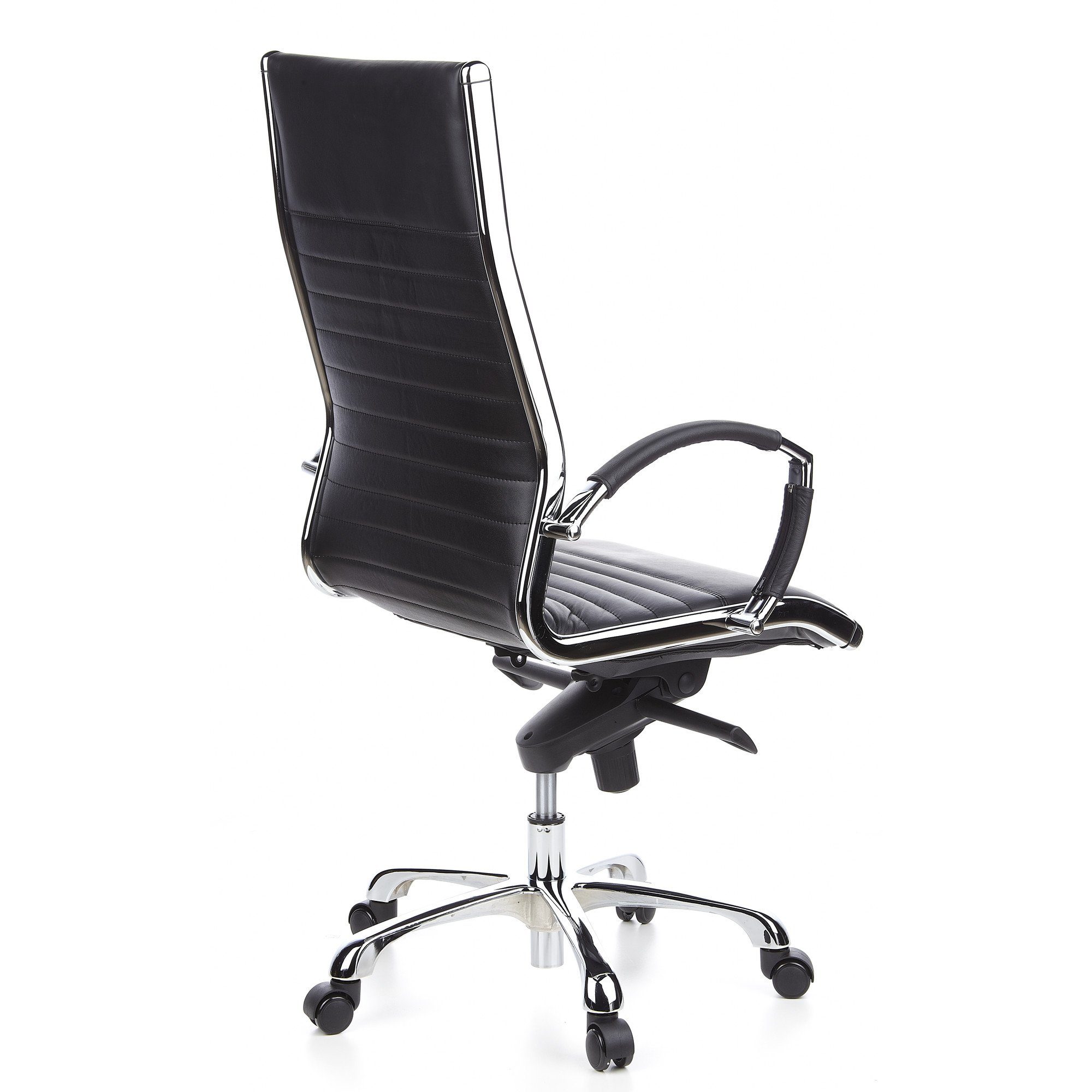 hjh OFFICE Chefsessel Profi Chefsessel PARMA 20 Leder mit Armlehnen, Drehstuhl Bürostuhl ergonomisch
