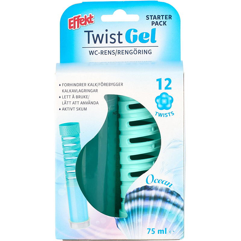 Effekt WC rens Twist gel 75 g ocean Effekt
