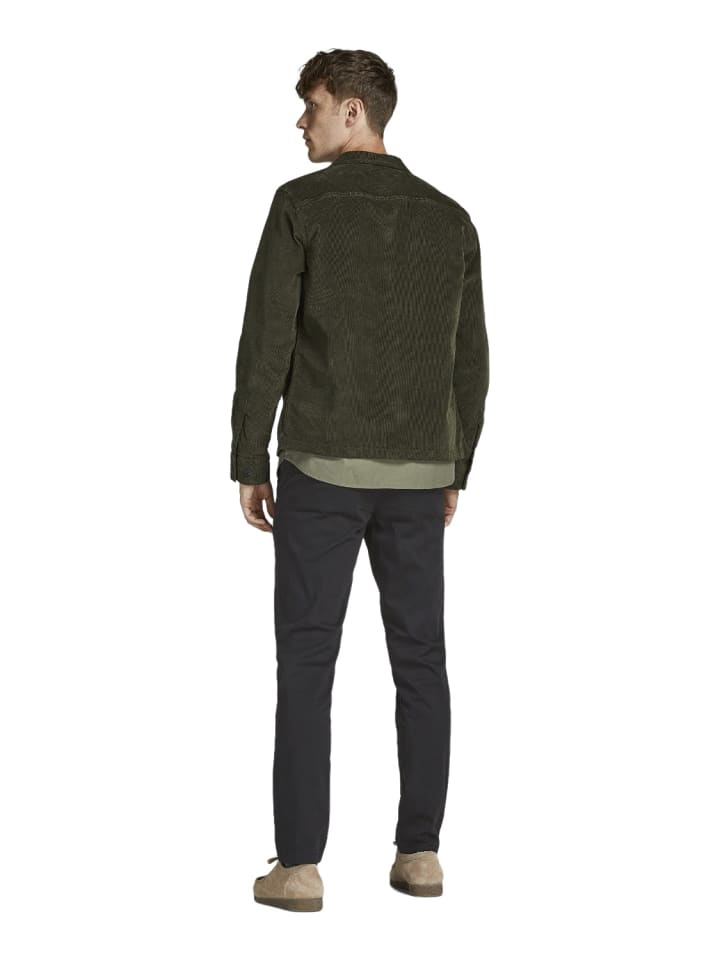 Jack & Jones Stoffhose / Chino JPSTMARCO JJDAVE AKM BLACK slim in Schwarz günstig kaufen