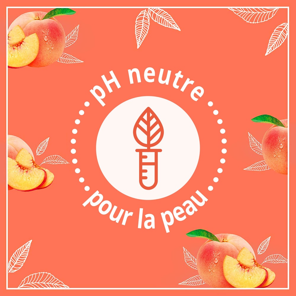 le petit marseillais Savon Liquide Pêche de Vigne, 500ml Savon
