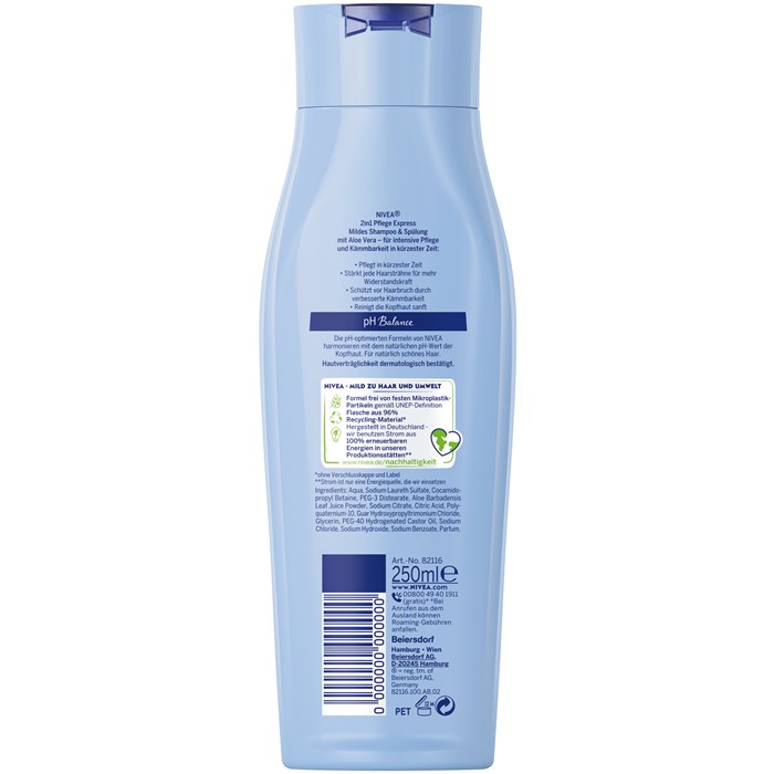 Mildes Shampoo & Spülung mit Aloe Vera