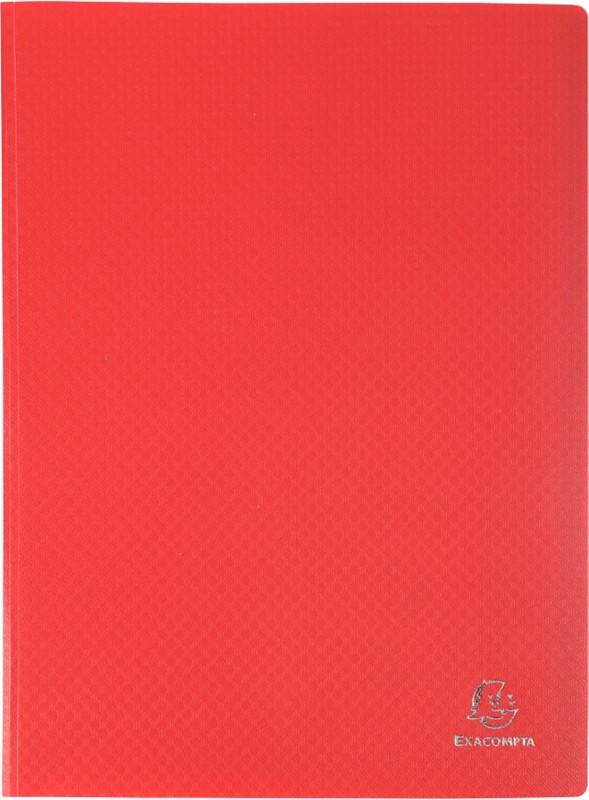 Exacompta OpaK Präsentationsmappe 60 Taschen DIN A4 Rot 8 Stück