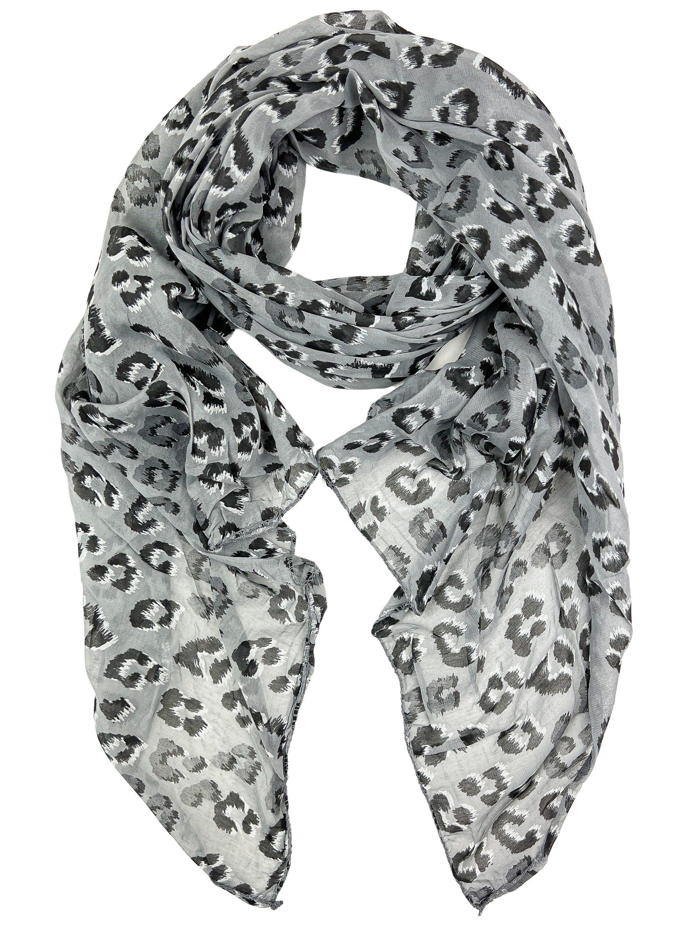 COLLEZIONE ALESSANDRO Modeschal Leo Chic, (1-St), Made in Italy, mit Seidenanteil