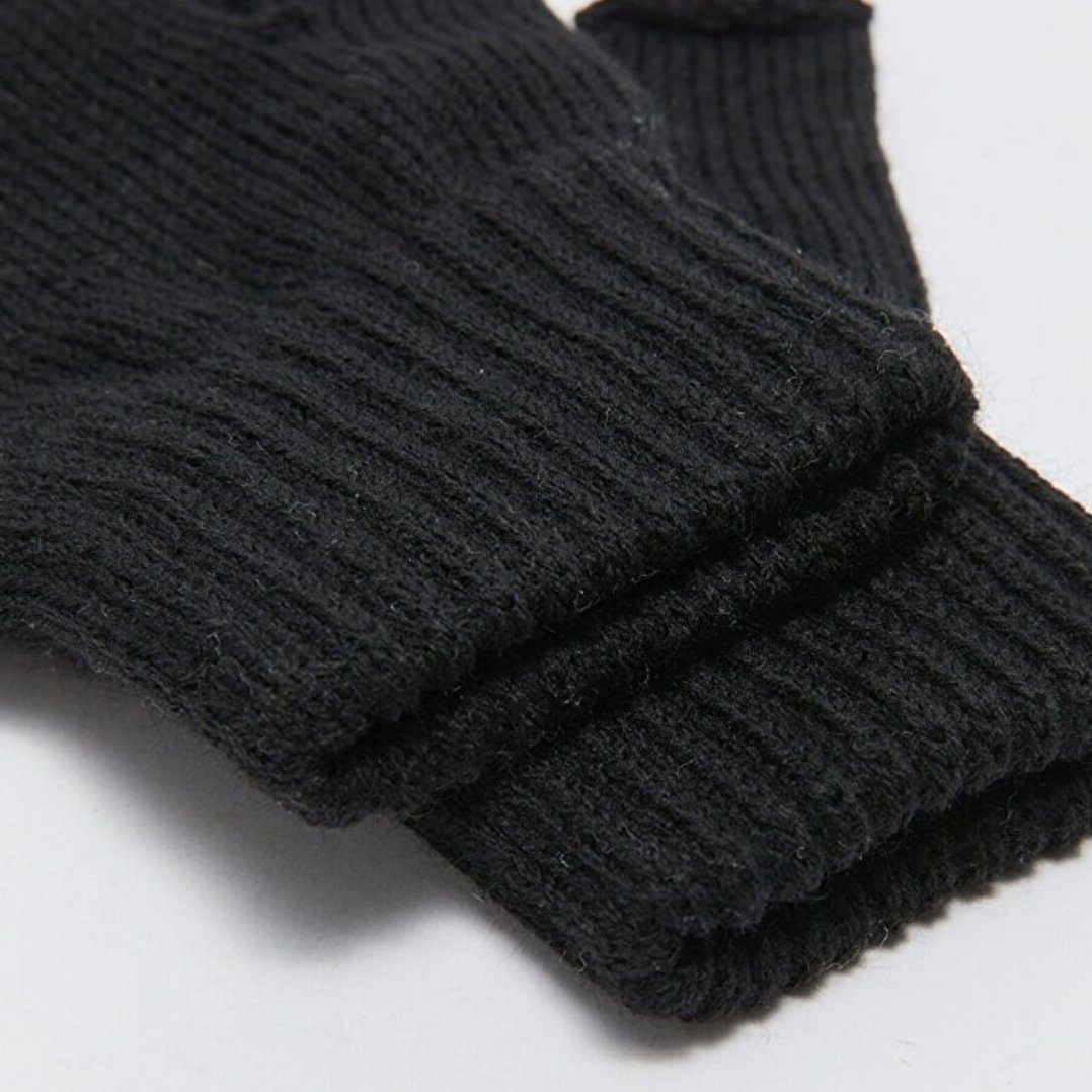 herémood Strickhandschuhe Handschuhe Winterhandschuhe Rippstrick Strickhandschuhe Damen Herren