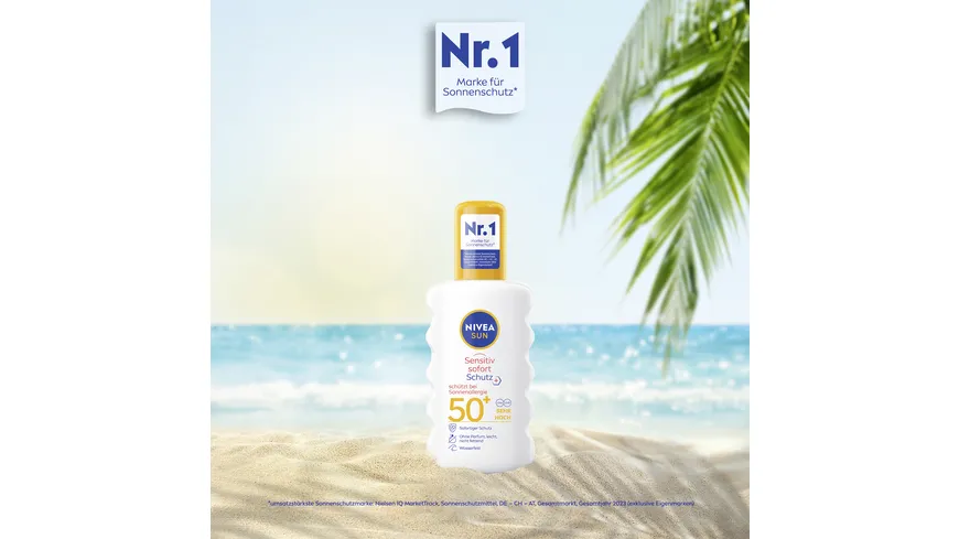 NIVEA SUN Sensitiv Sofort-Schutz Sonnenallergie LF50+ 200 ml