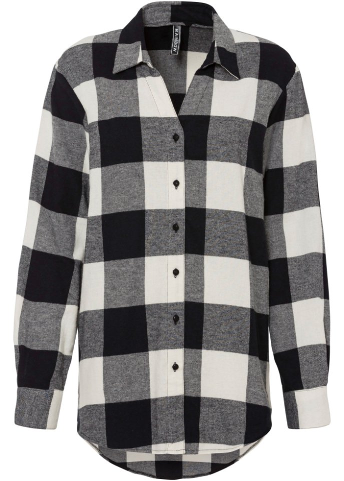 Flanell Bluse mit Karomuster
