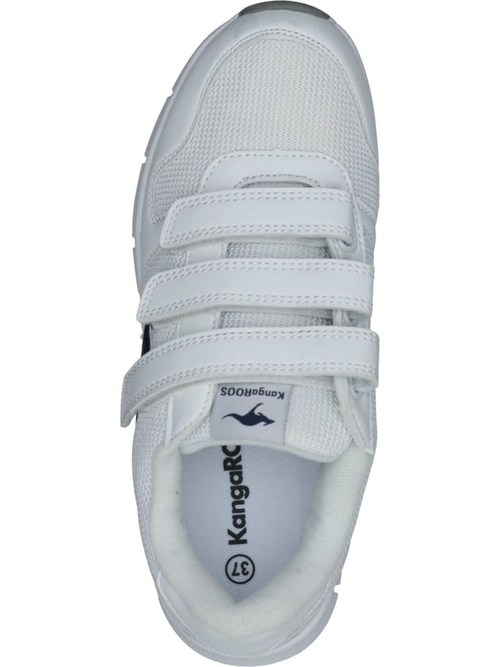 Kangaroos Klettverschluss-Schuhe in white/dk navy günstig kaufen