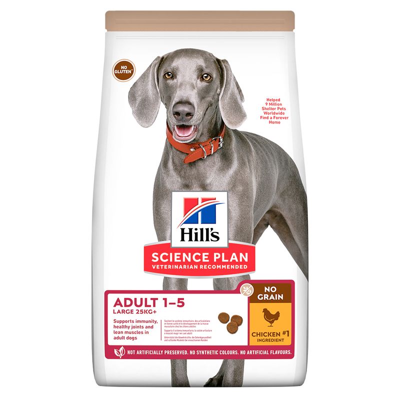 Hill's Science Plan Adult 1-5 No Grain Large mit Huhn
