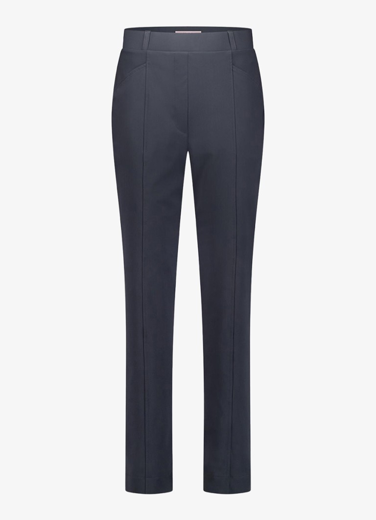 Pantaloni Studio Anneloes Luca a vita medio-alta e gamba affusolata con piega stirata