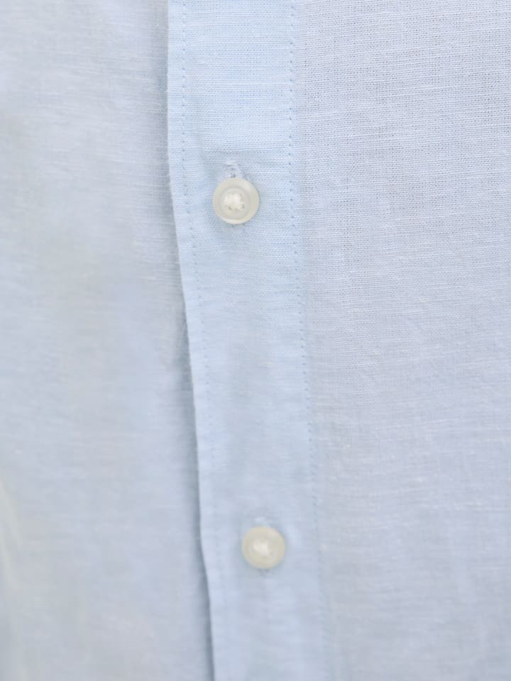 JACK & JONES Junior Kurzarmhemd JJBREEZE LINEN BLEND SHIRT JNR in chambray blue günstig kaufen