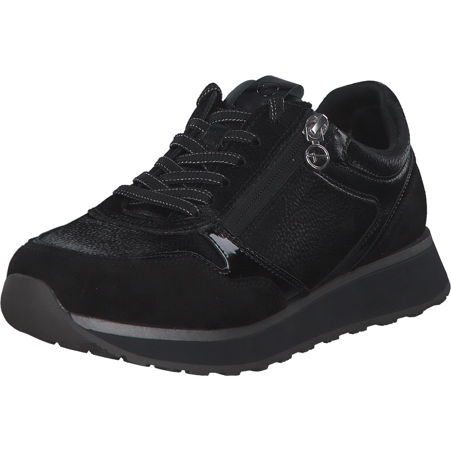 Tamaris 23603, Sneakers Low, Damen, Schwarz