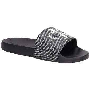 Calvin Klein Slide Aop in schwarz