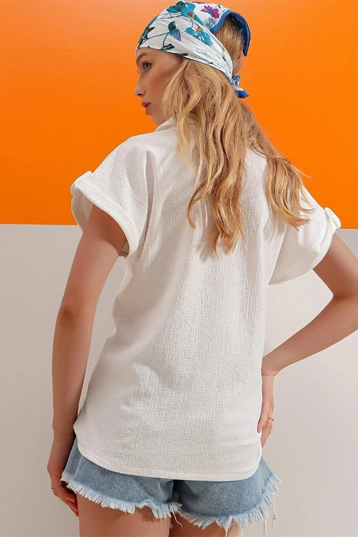 Trend Alaçatı Stili  Hemd - Weiß - Regular Fit