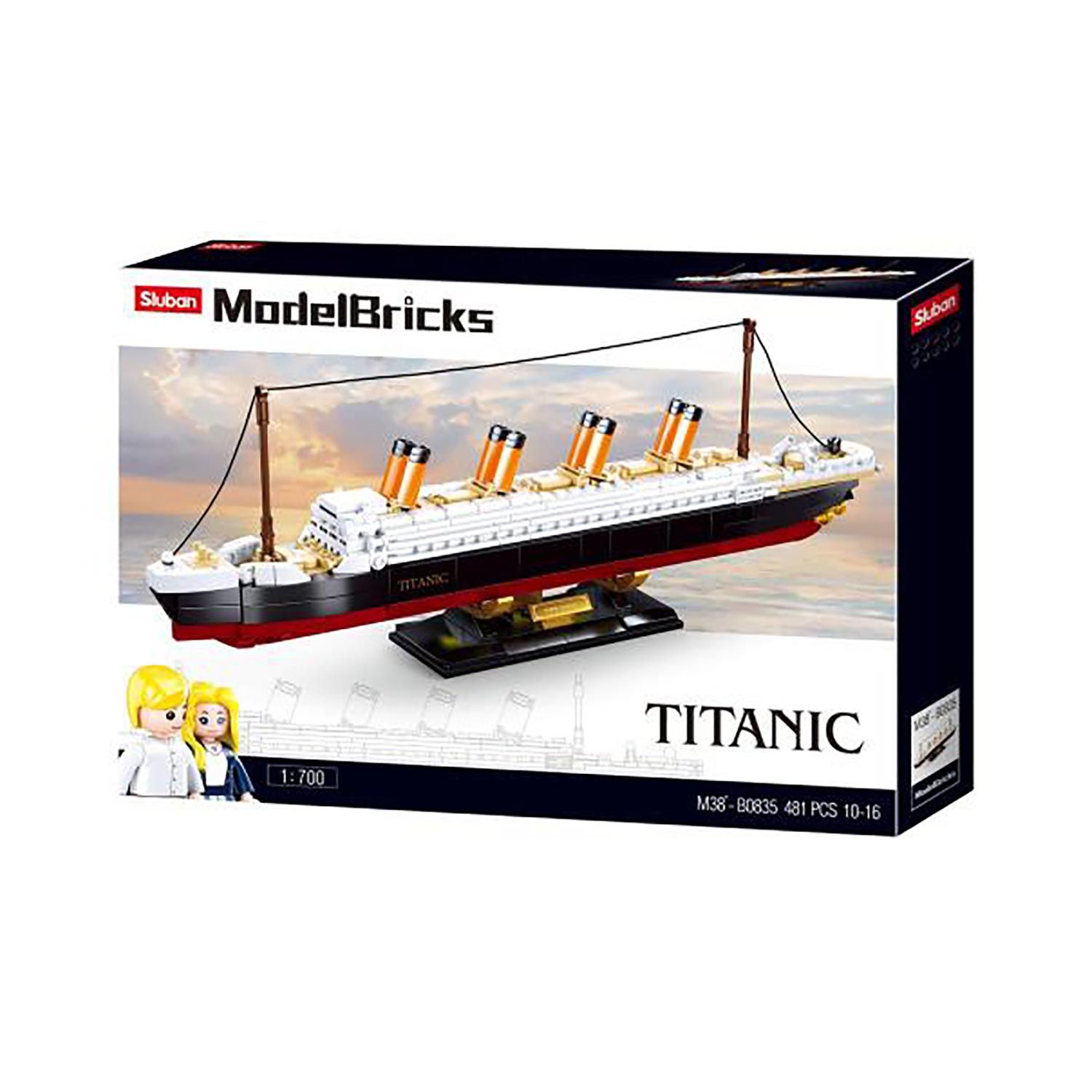 Titanic - Mittelgroßer Bausatz - Bausteine Set M38-B0835