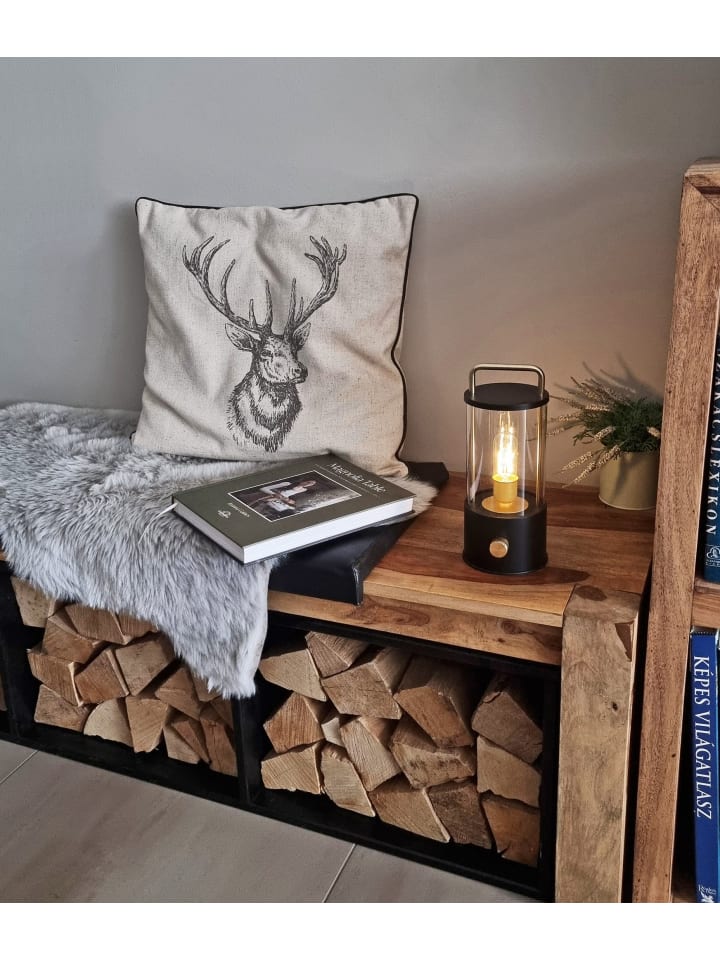 Coen Bakker LED Laterne Lampe dimmbar Warmweiß IP44 Innen & Außen 25x11cm in Schwarz günstig kaufen onesize