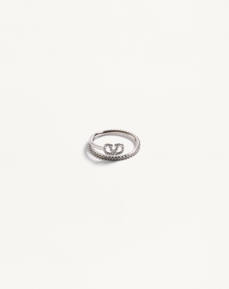 Anel exclusivo VLogo em metal e cristais Swarovski®