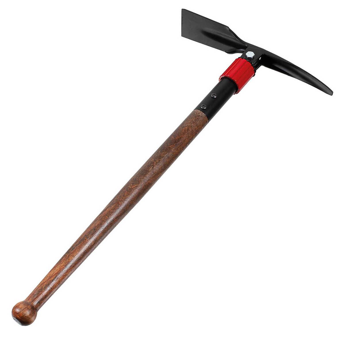 Pickel mit Holzstiel klappbar