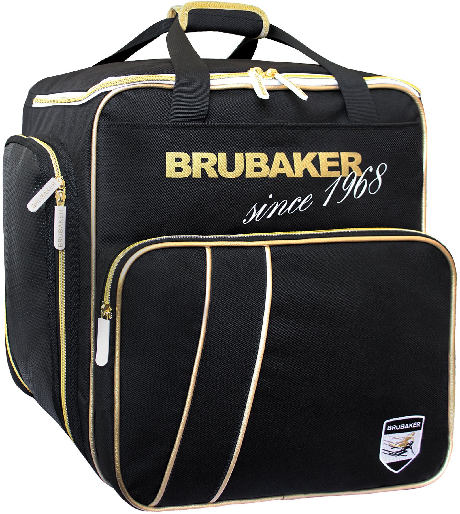BRUBAKER Sporttasche Carver Grenoble Skitasche Kombi Set (2-tlg., reißfest und nässeabweisend), Skisack und Skischuhtasche für 1 Paar Ski