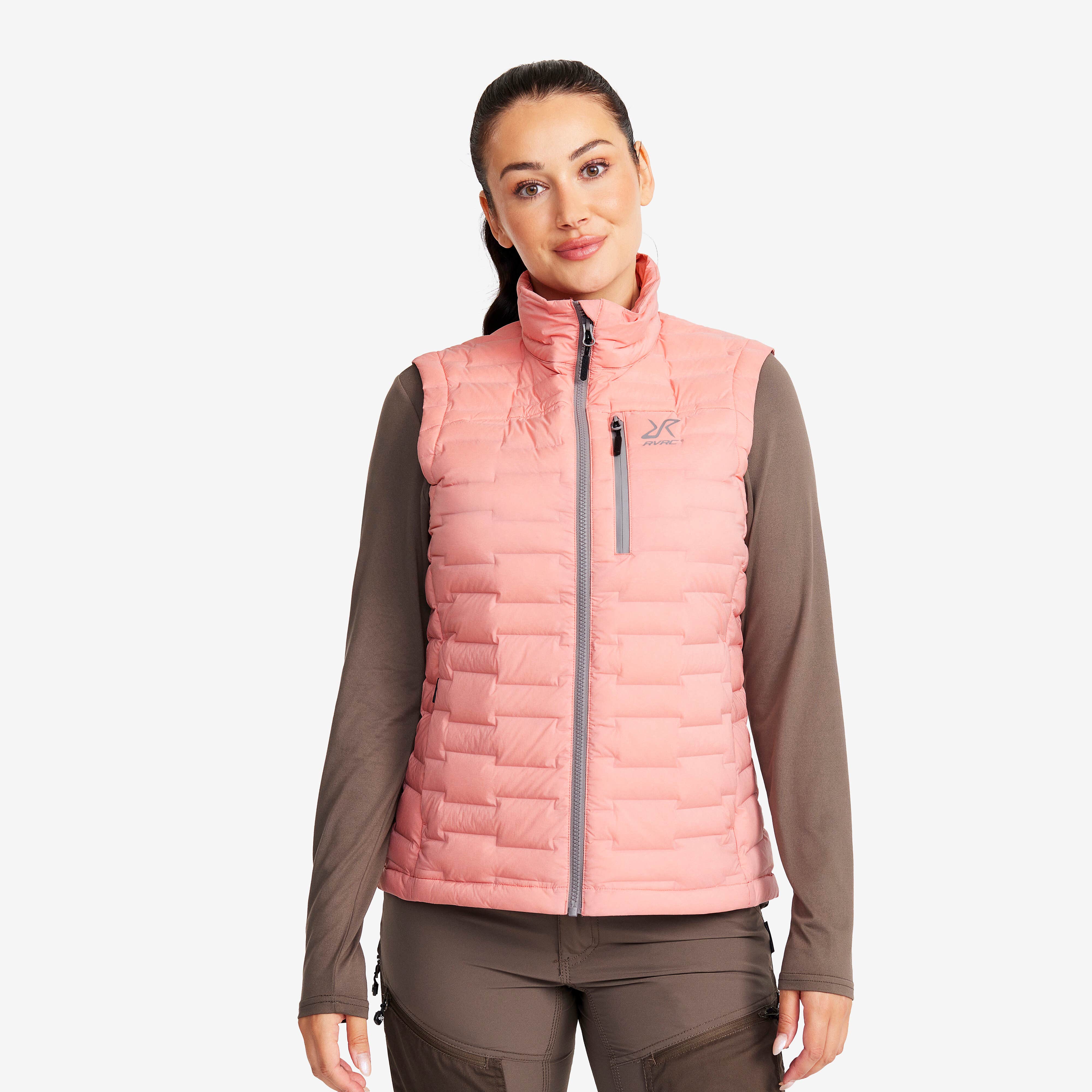 Flex Stretch Down Vest Femme Blush