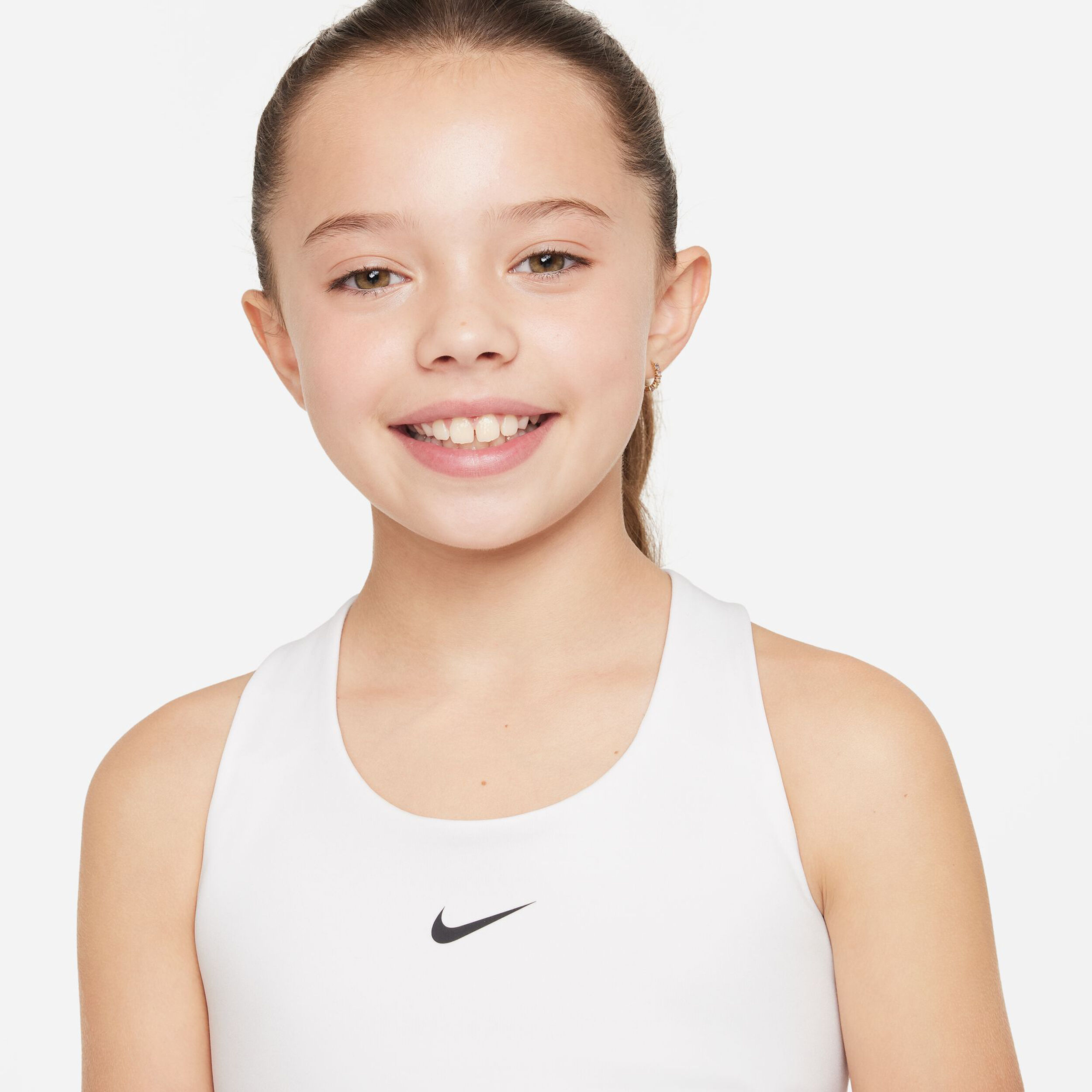 Dri-Fit Swoosh Sport-BH Mädchen - Weiß