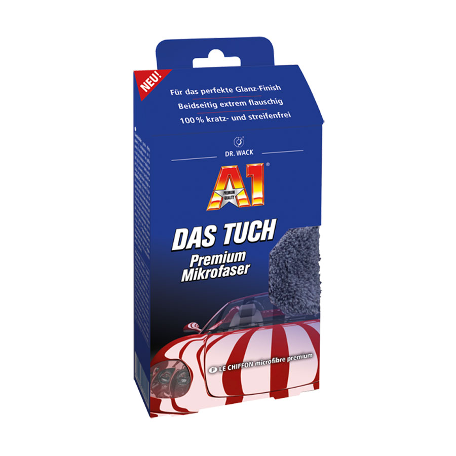 Dr. Wack A1 Premium Mikrofasertuch, 40x40cm, 1 Stück - ATU
