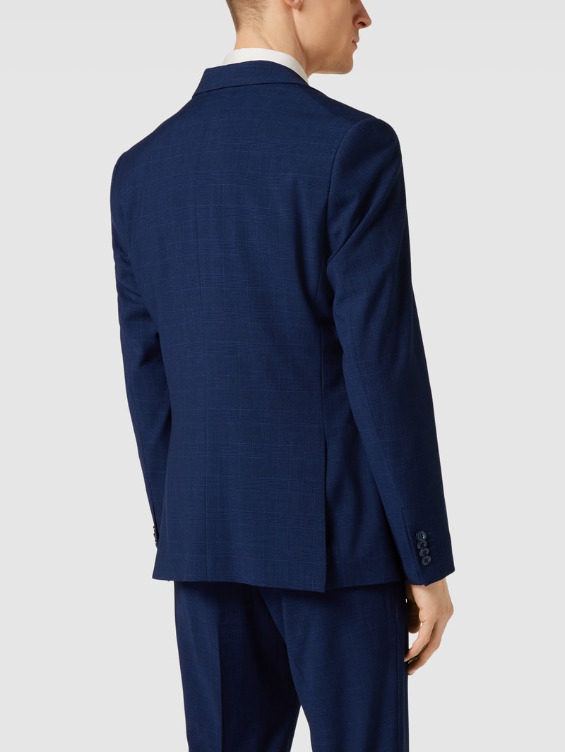 Sakko mit Strukturmuster in marineblau