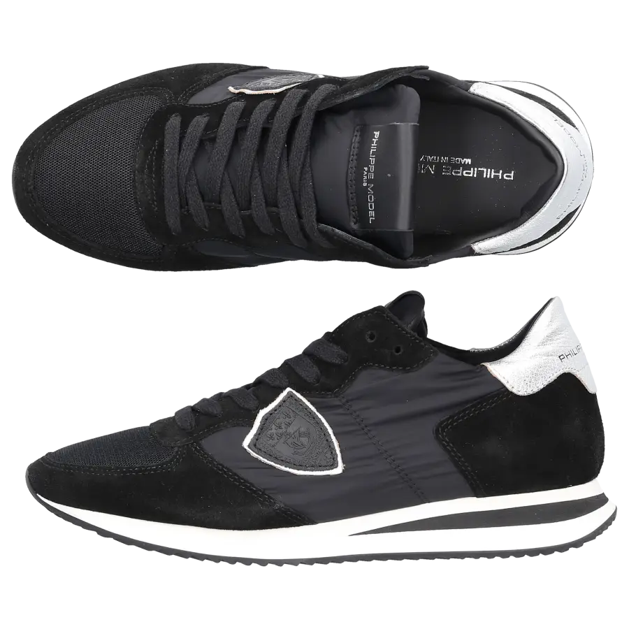 Philippe Model - Sneaker TRPX BASIC Veloursleder - schwarz