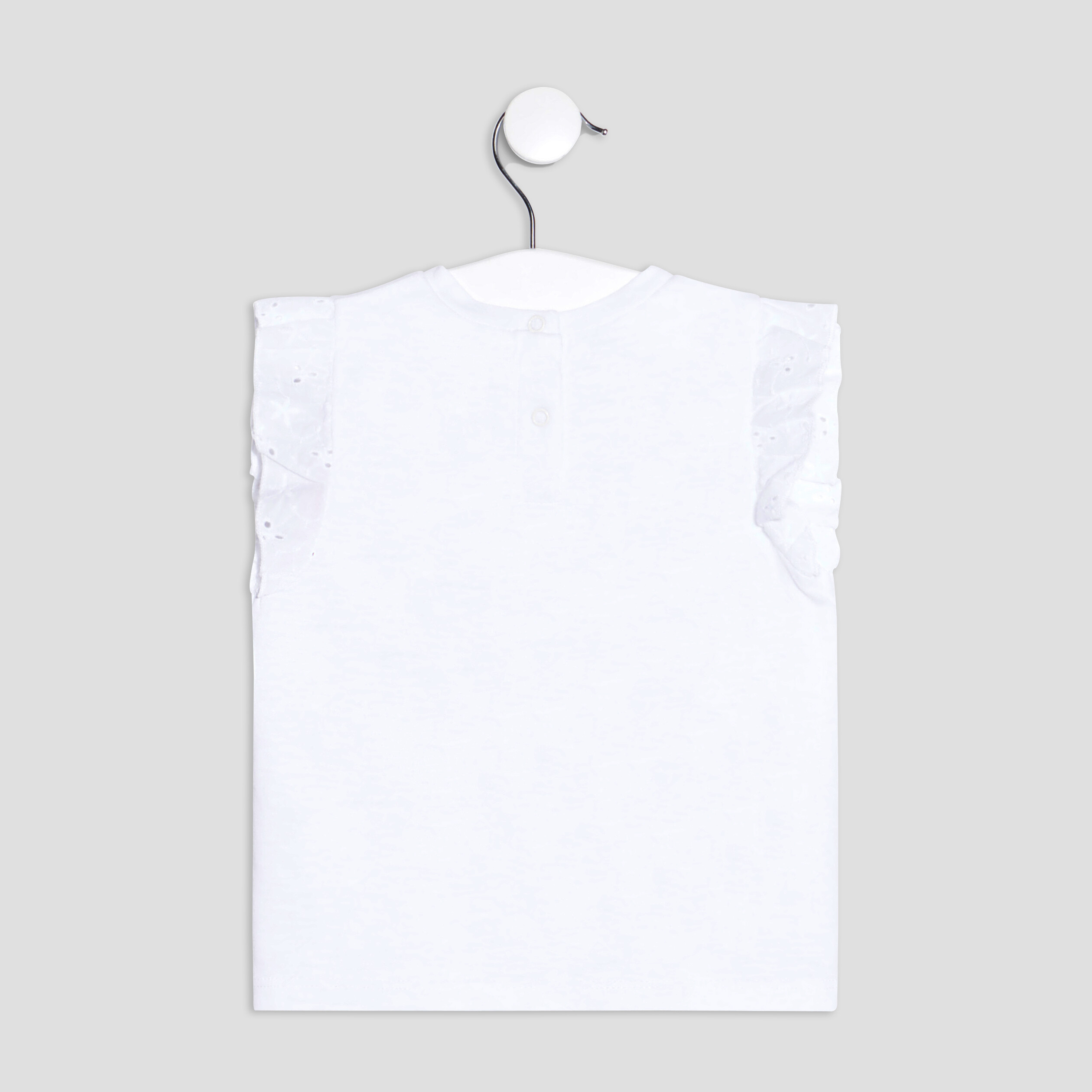 T-shirt manches courtes Creeks ivoire bébé fille | La Halle