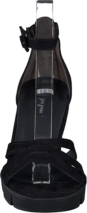PAUL GREEN Klassische Sandalen schwarz Sandalette mit Fesselriemen