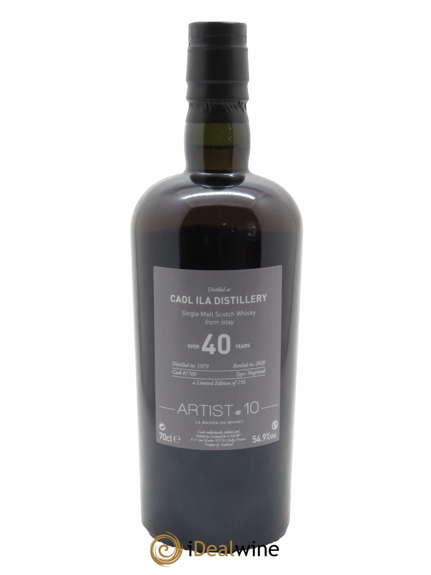 Whisky Caol Ila Over 40 Years Artist 10th Anniversary S.V Gordon & Macphail   - Lot de 1 Bouteille
