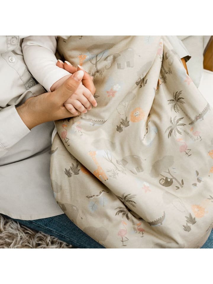 Alvi Baby-Mäxchen Außensack - Jungle - Gr. 68 in beige,bunt günstig kaufen